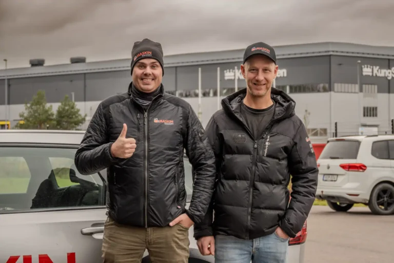 Jimmy Karlsson och Joakim Barath från Maskinkanalen.